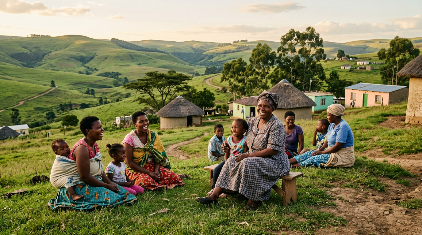 Families from the Howick community gathered together in the green hills of the KwaZulu-Natal Midlands